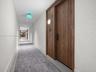 Elegant residential corridor and private entry