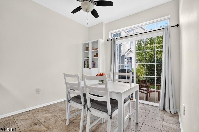 Kitchen with slider to Patio