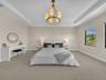master bedroom centered