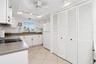 Kitchen with storage closet