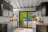 Pantry room, and doors to pool.