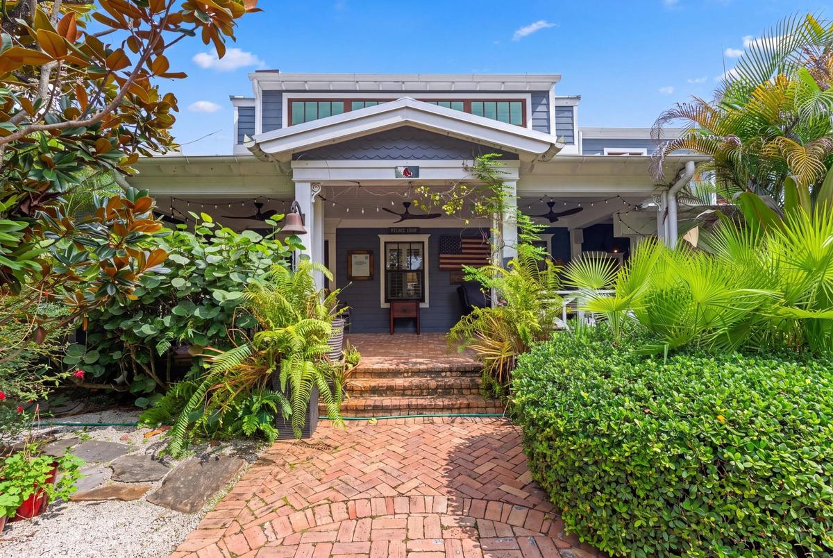 Front porch entrance.