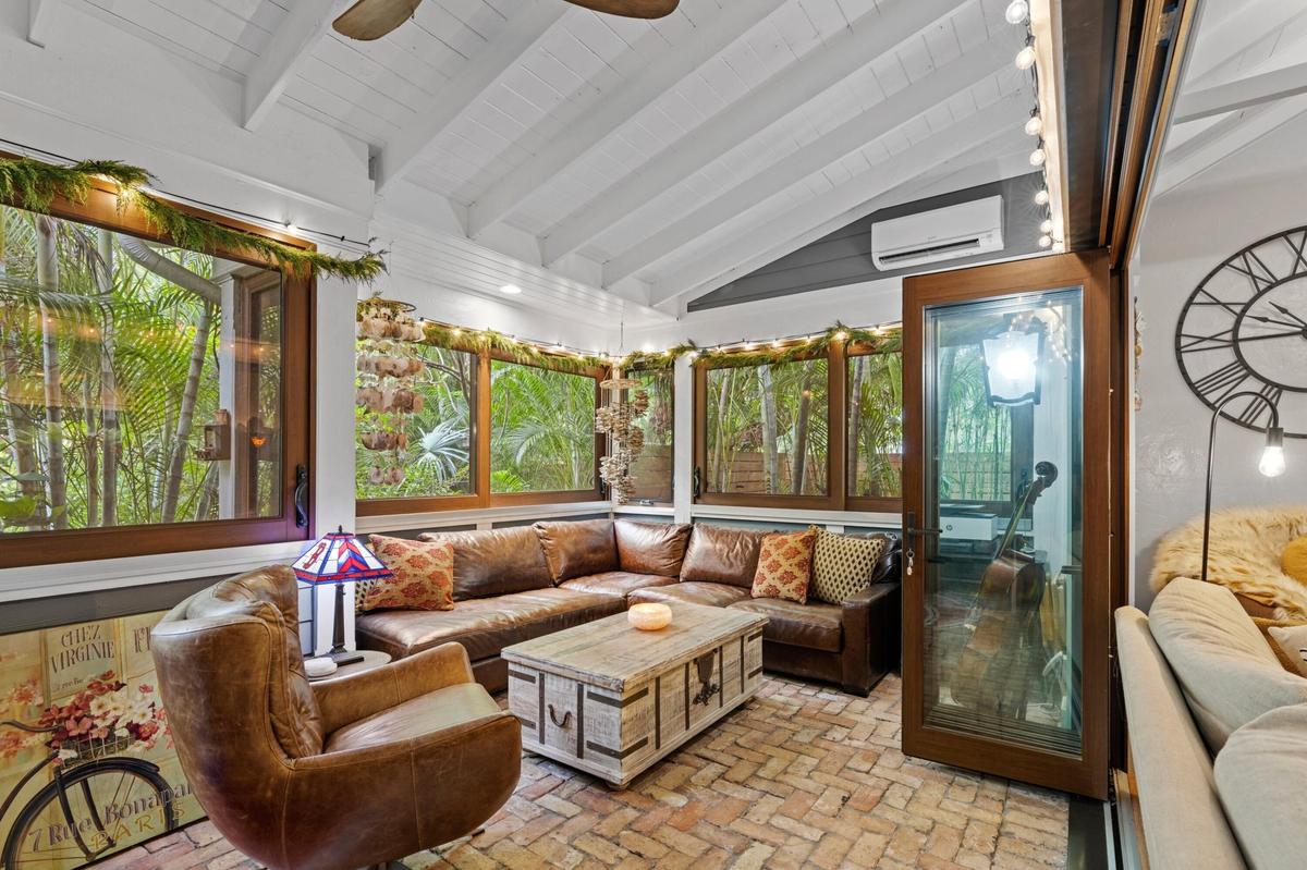 Den / Sunroom, off living room.