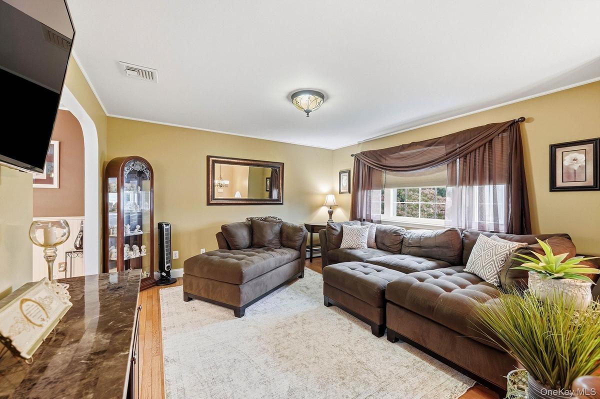 A bright, comfortable living space designed for everyday living and entertaining.