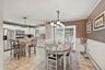 A beautifully updated kitchen combines style, functionality and generous workspace.
