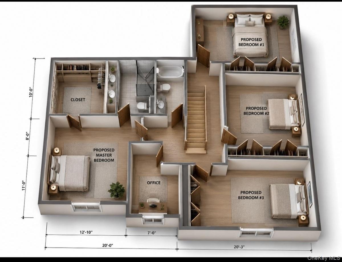 Rendering of Second Floor