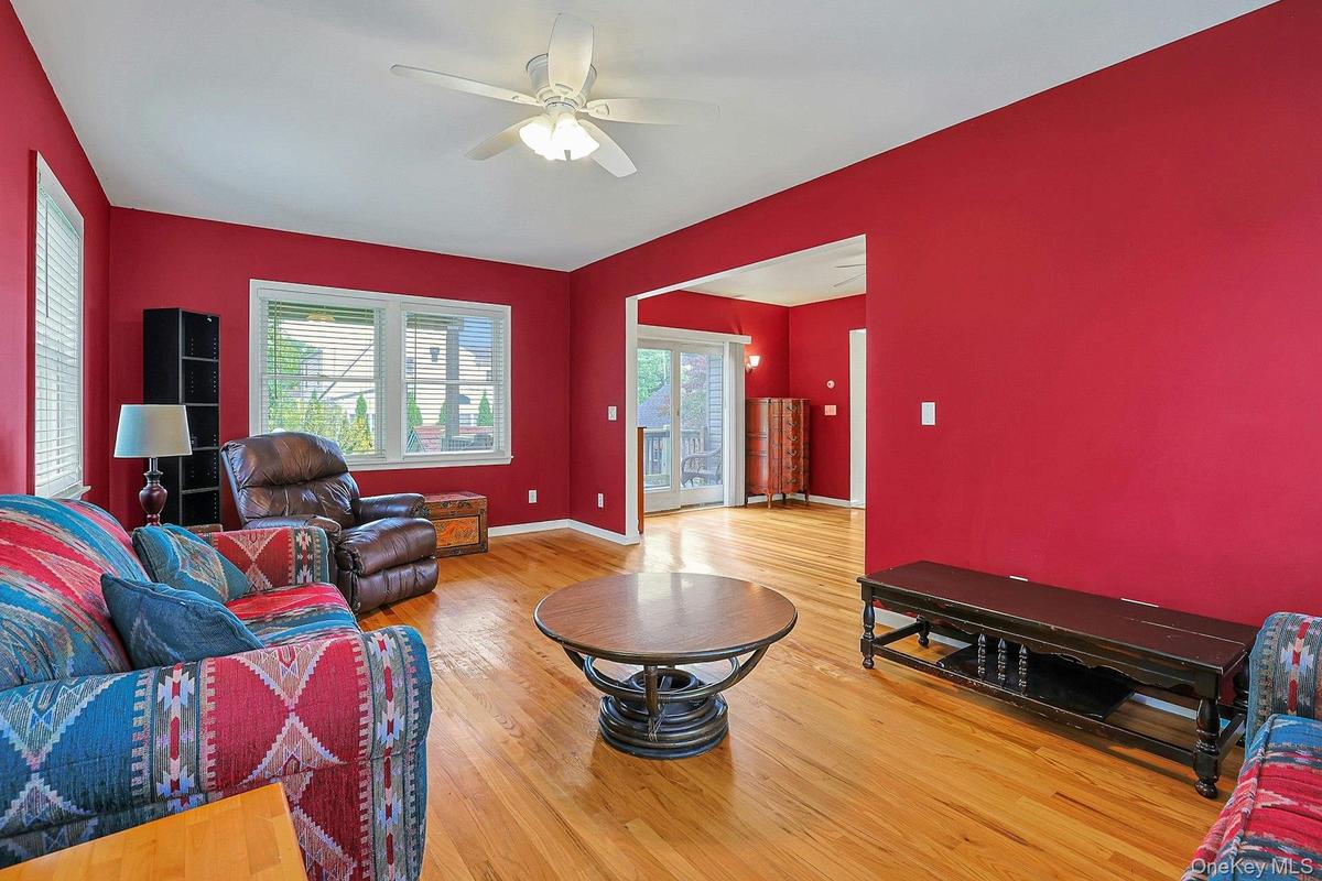 Open Floor Plan, with Gleaming Hardwood Floors