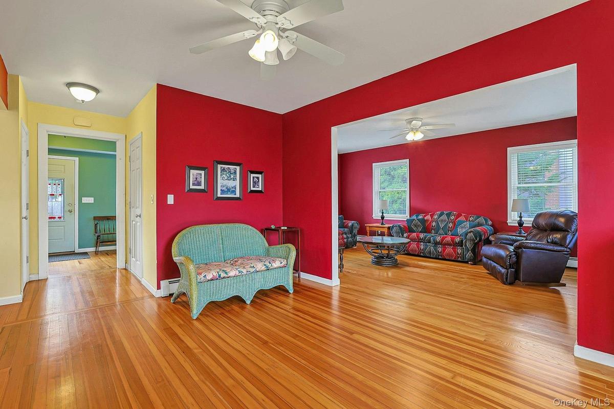 Living Room Flows into Family Room