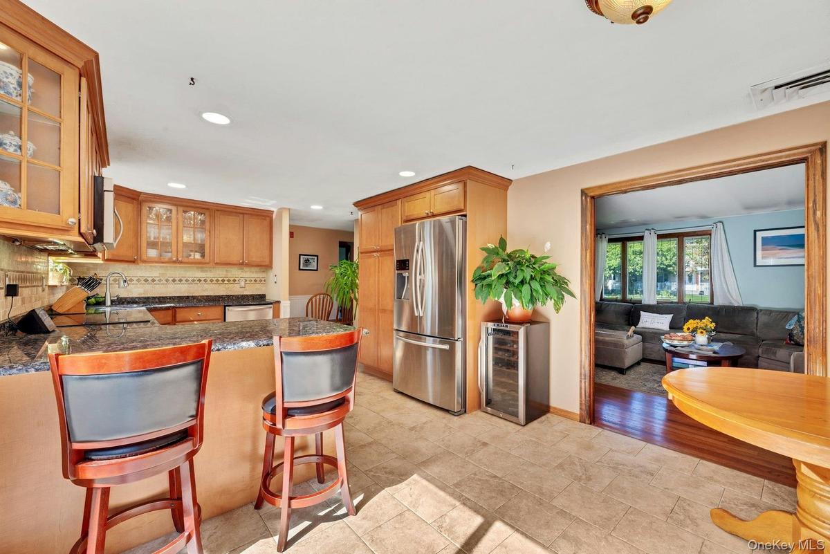 View of Kitchen looking into Living Room