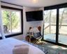 private access to the deck and hot tub