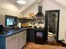 small kitchen just the right size the back splash:  iris arpfel designer tile