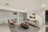 Virtually staged view of basement