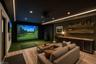 Virtually staged basement