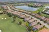 Broader aerial view of Sorrento Way.  To the right is the Wellness Center