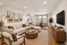 Spacious living room with recessed lighting and stunning view! (virtually staged)