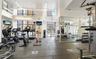 Exercise room with visible vents