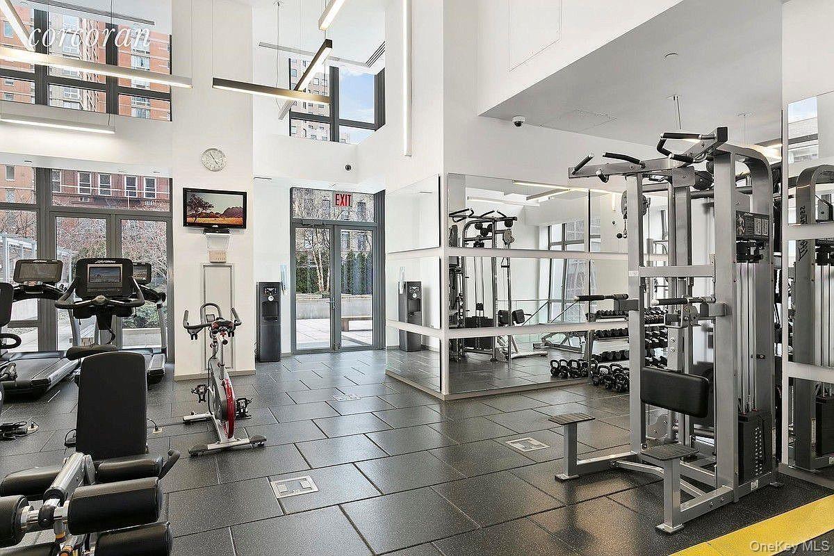 Workout area with a wealth of natural light