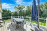Balcony Off of Dining Overlooking Backyard