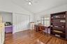 Third bedroom with built-in desk