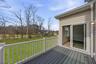 Deck overlooking the course