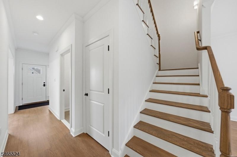Hardwood step and riser
