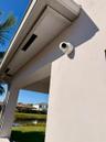 Exterior security cameras providing added peace of mind.