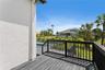 Sliding doors off the primary bedroom lead to this private deck. A perfect spot to relax.