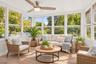Virtual renovation sun porch