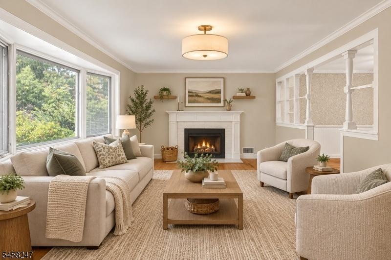 Virtual renovation living room