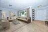 Virtually Staged Living Room off the Entry