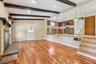 family room beamed ceiling