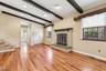 family room - gas fireplace
