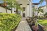 Pavered walkway leading to the front door