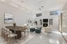 Virtual staged living and dining room