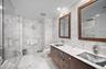 Double sinks and shower