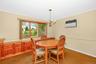 Dining area with big bay window