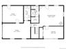 Lower level floor plan.