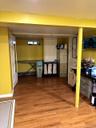 Wood-finish flooring with a durable surface