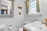 White single-pane window with a white sill