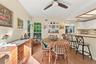 Another View Of The Open Leisure Room & Eat In Kitchen Offering Ample Room For A Kitchen Table & Chairs, And Separate Seating Area, Large Counter/Serv