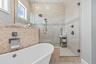 Separate tub and walk in shower