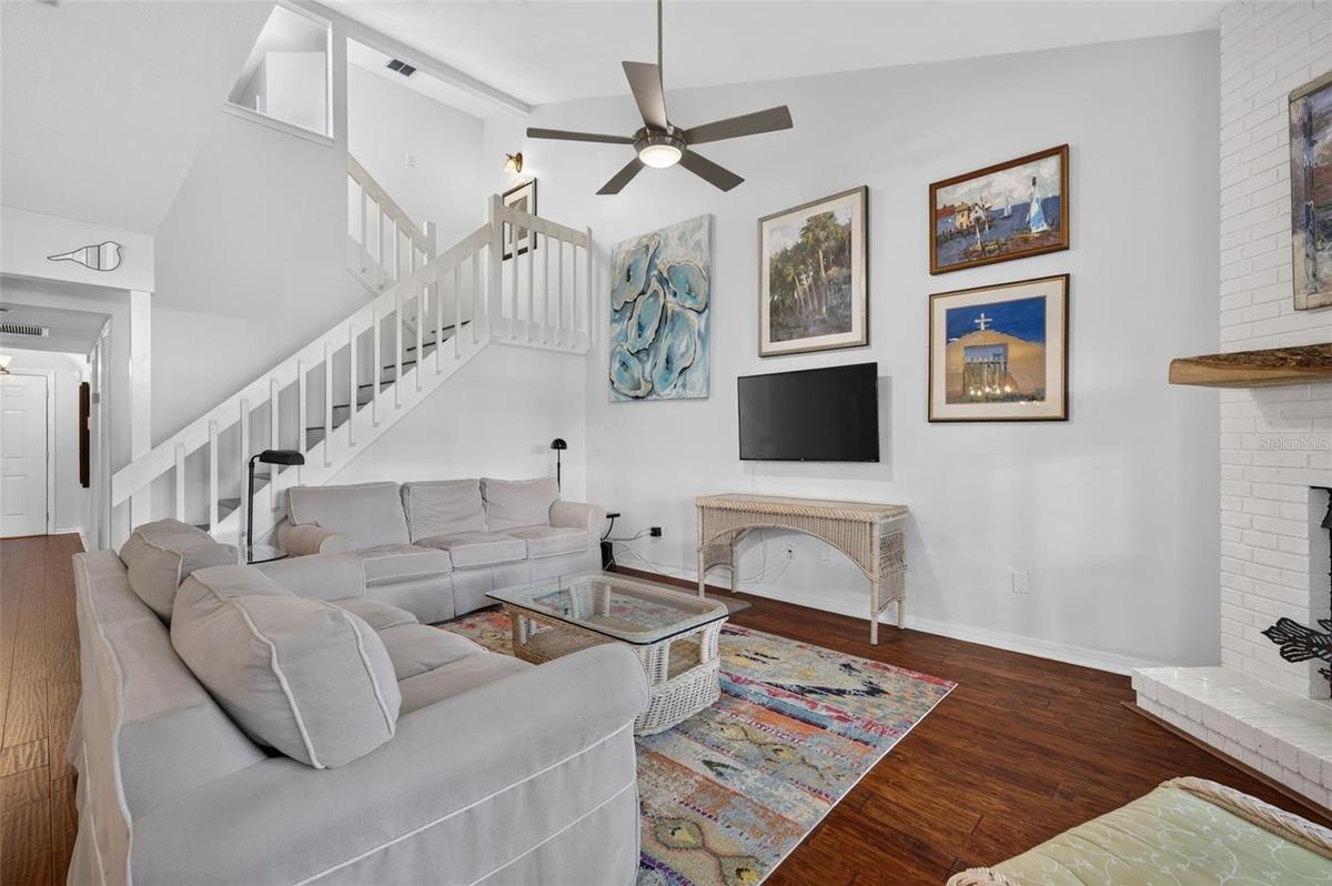 GREAT ROOM WITH STAIRCASE