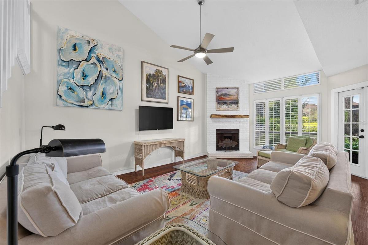 GREAT ROOM WITH FIREPLACE