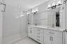 PRIMARY BATHROOM WITH LARGE SHOWER
