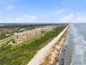 Beach and resort amenities from the air