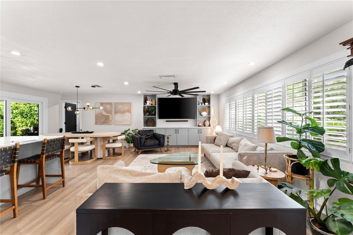 Light and Bright Functional Living Room - Open Concept