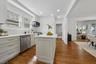 Kitchen island NEW wood floors