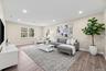 Living room staged