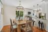 Dining room and kitchen