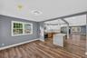 Family room into dining area